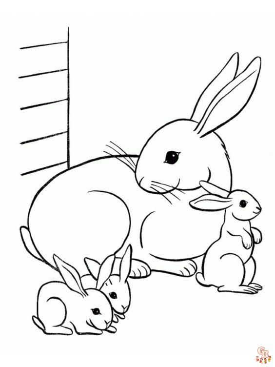 Coloriage d'animaux en français - Animaux de la jungle, sauvages, ferme et plus