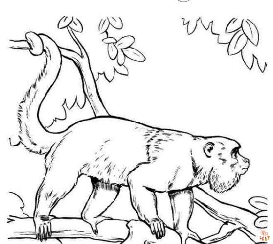 Coloriage d'animaux en français - Animaux de la jungle, sauvages, ferme et plus