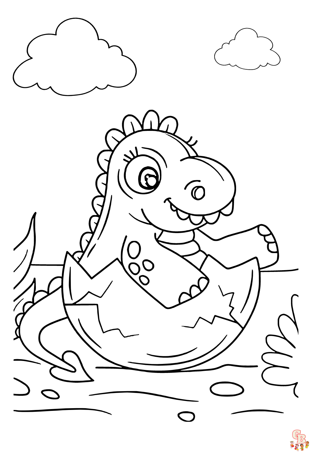 Coloriage dinosaure Activités de coloriage sur le thème des dinosaures