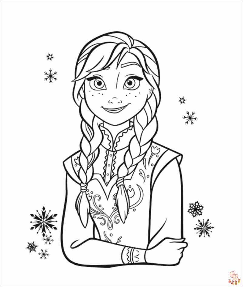 Coloriage Reine des Neiges - Coloriages Disney La Reine des Neiges 2