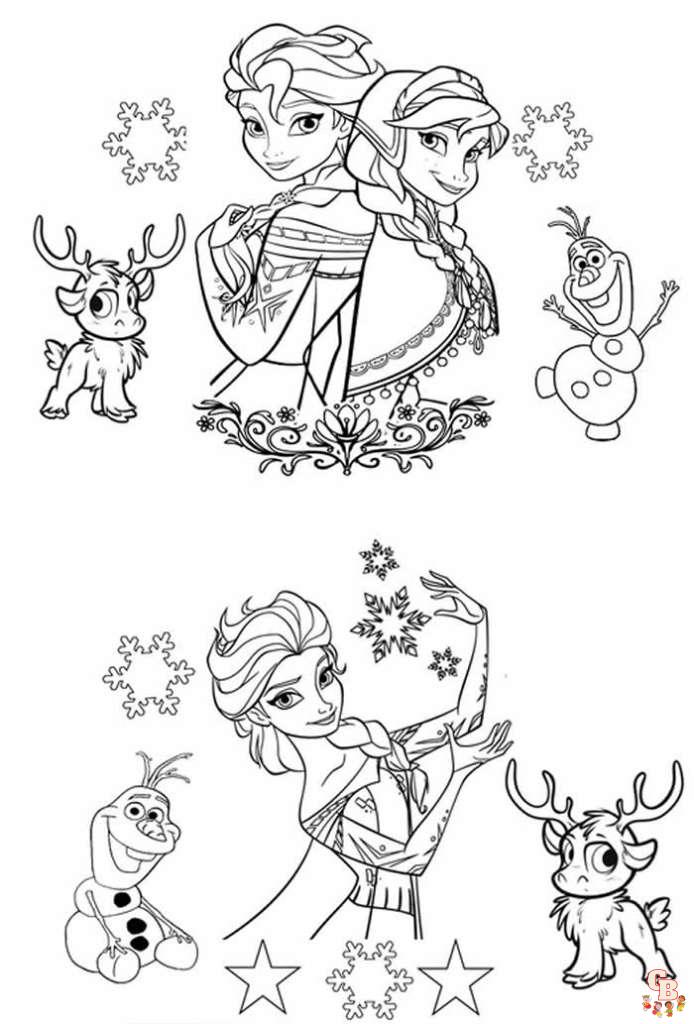 Coloriage Elsa les plus beaux dessins de la Reine des neiges