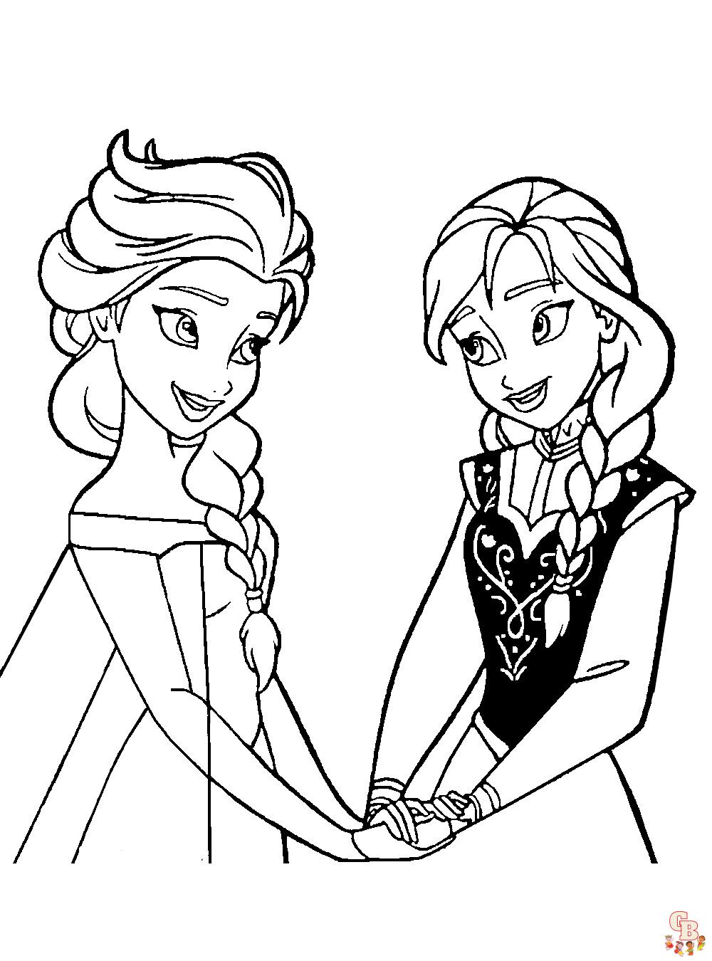 Coloriage Elsa les plus beaux dessins de la Reine des neiges