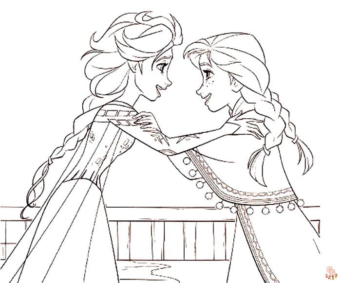 Coloriage Elsa les plus beaux dessins de la Reine des neiges