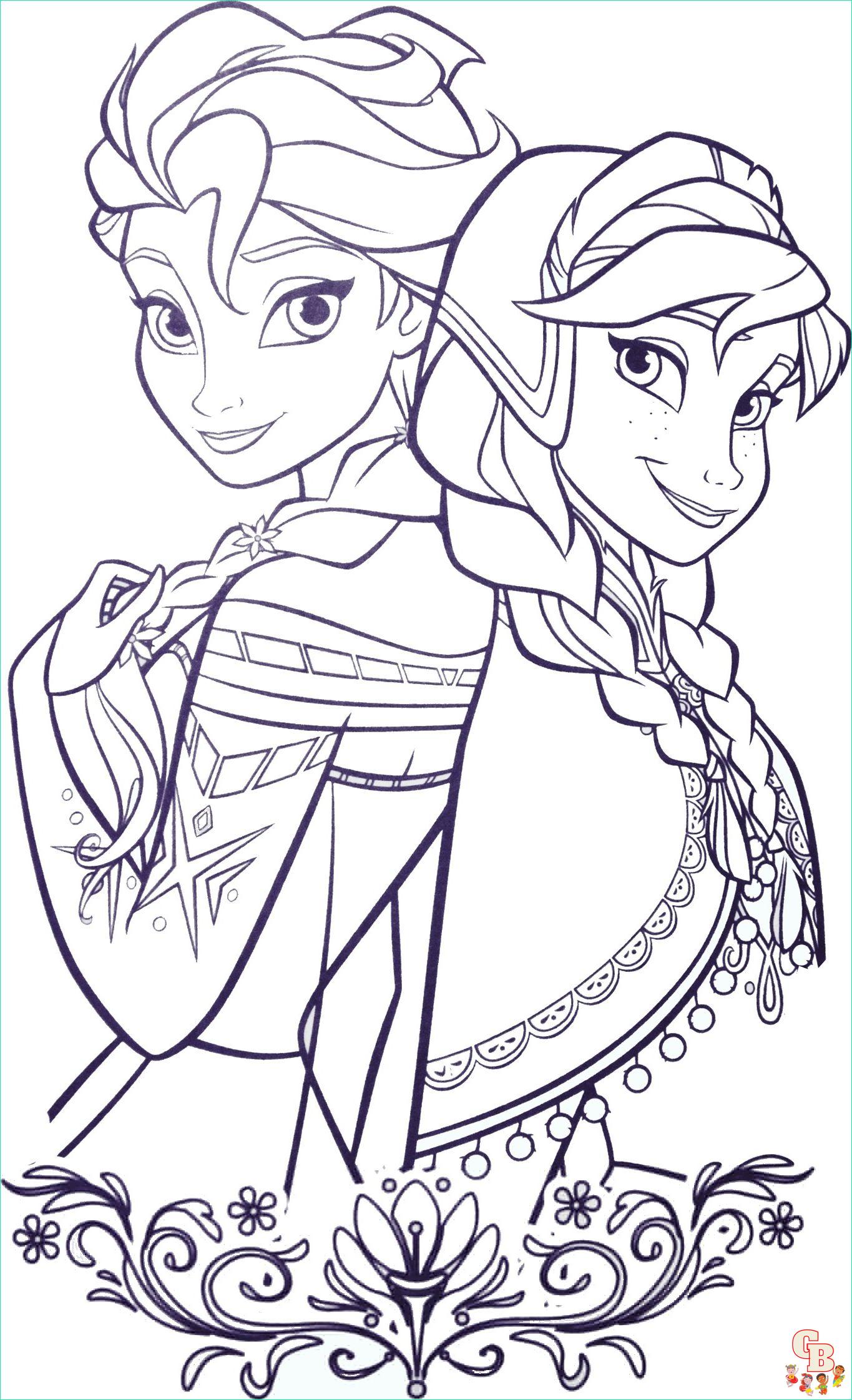 Coloriage Elsa les plus beaux dessins de la Reine des neiges