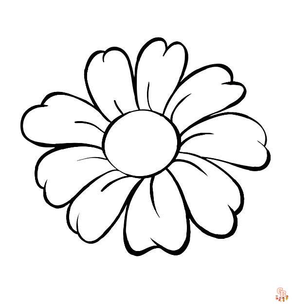 Coloriage Fleur Pages gratuites pour enfants et adultes