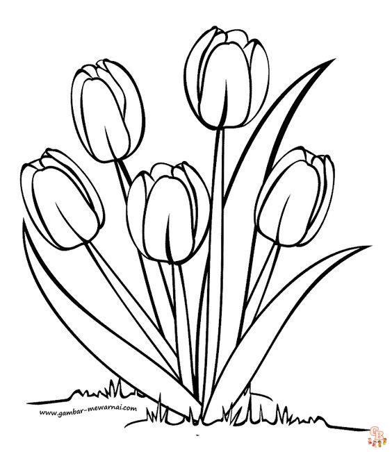 Coloriage Fleur Pages gratuites pour enfants et adultes