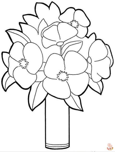 Coloriage Fleur Pages gratuites pour enfants et adultes