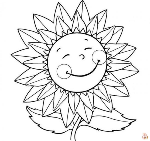 Coloriage Fleur Pages gratuites pour enfants et adultes