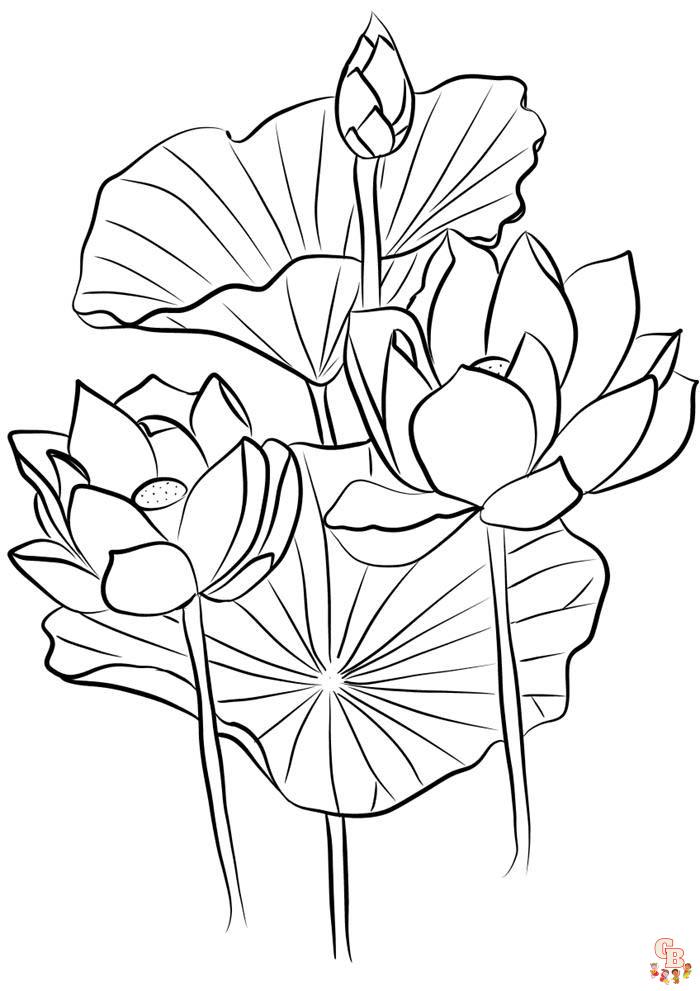 Coloriage Fleur Pages gratuites pour enfants et adultes