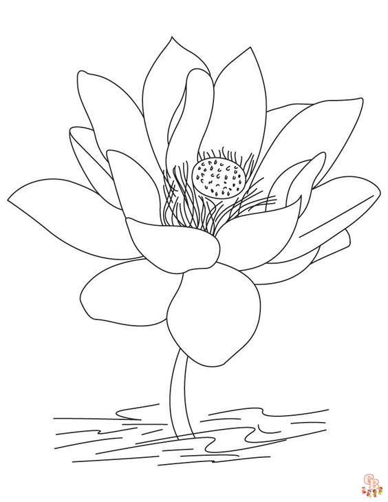 Coloriage Fleur Pages gratuites pour enfants et adultes