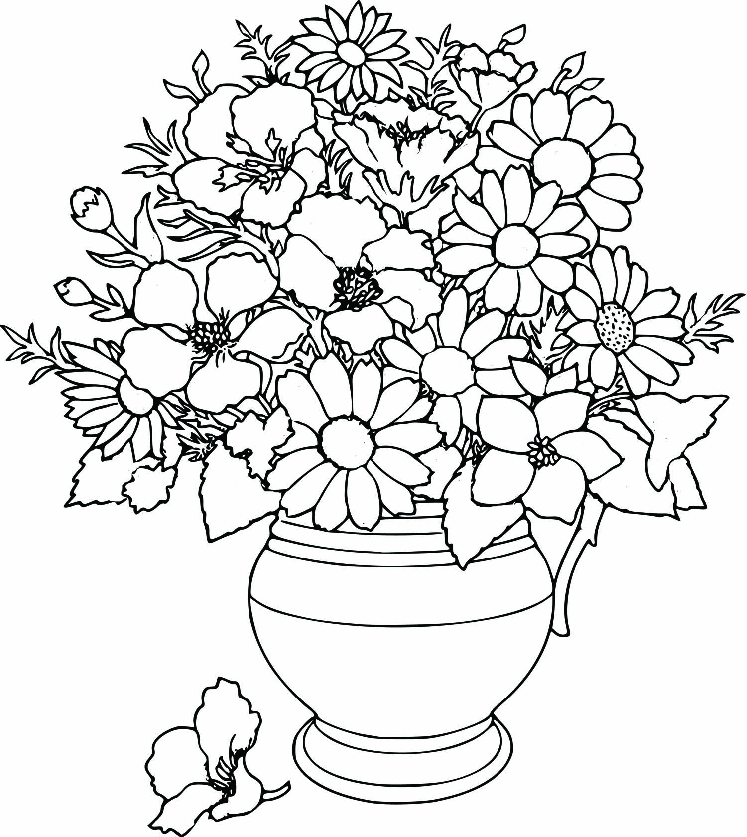 Coloriage Fleur Pages gratuites pour enfants et adultes