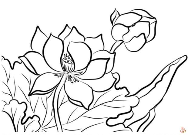 Coloriage Fleur Pages gratuites pour enfants et adultes