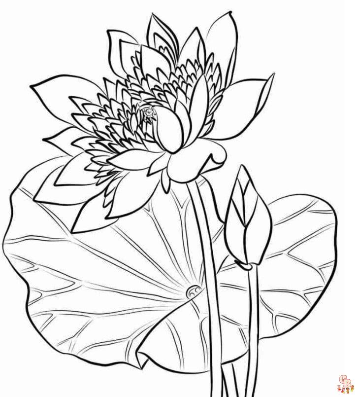 Coloriage Fleur Pages gratuites pour enfants et adultes