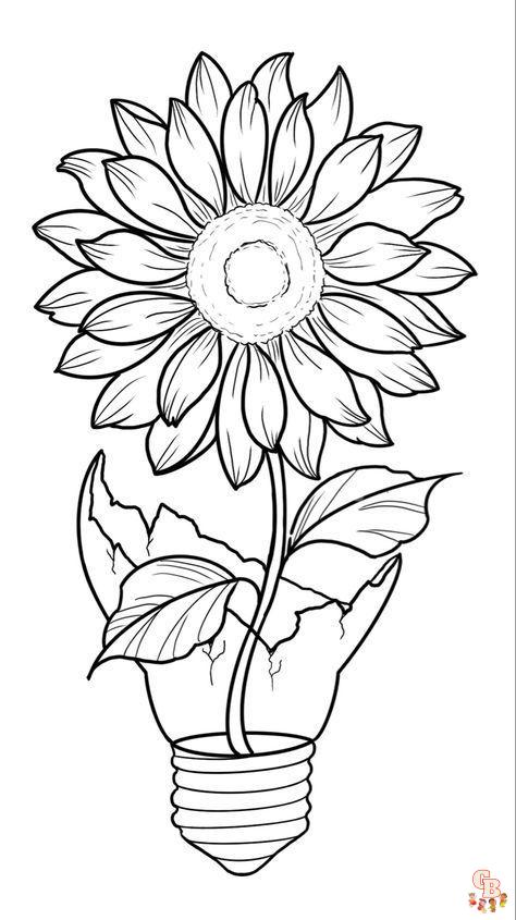 Coloriage Fleur Pages gratuites pour enfants et adultes