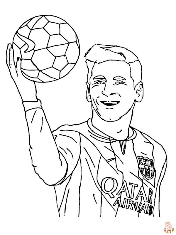 Les meilleurs coloriages de foot pour enfants et fans de football Coloriage joueurs célèbres, équipes nationales et équipement sportif