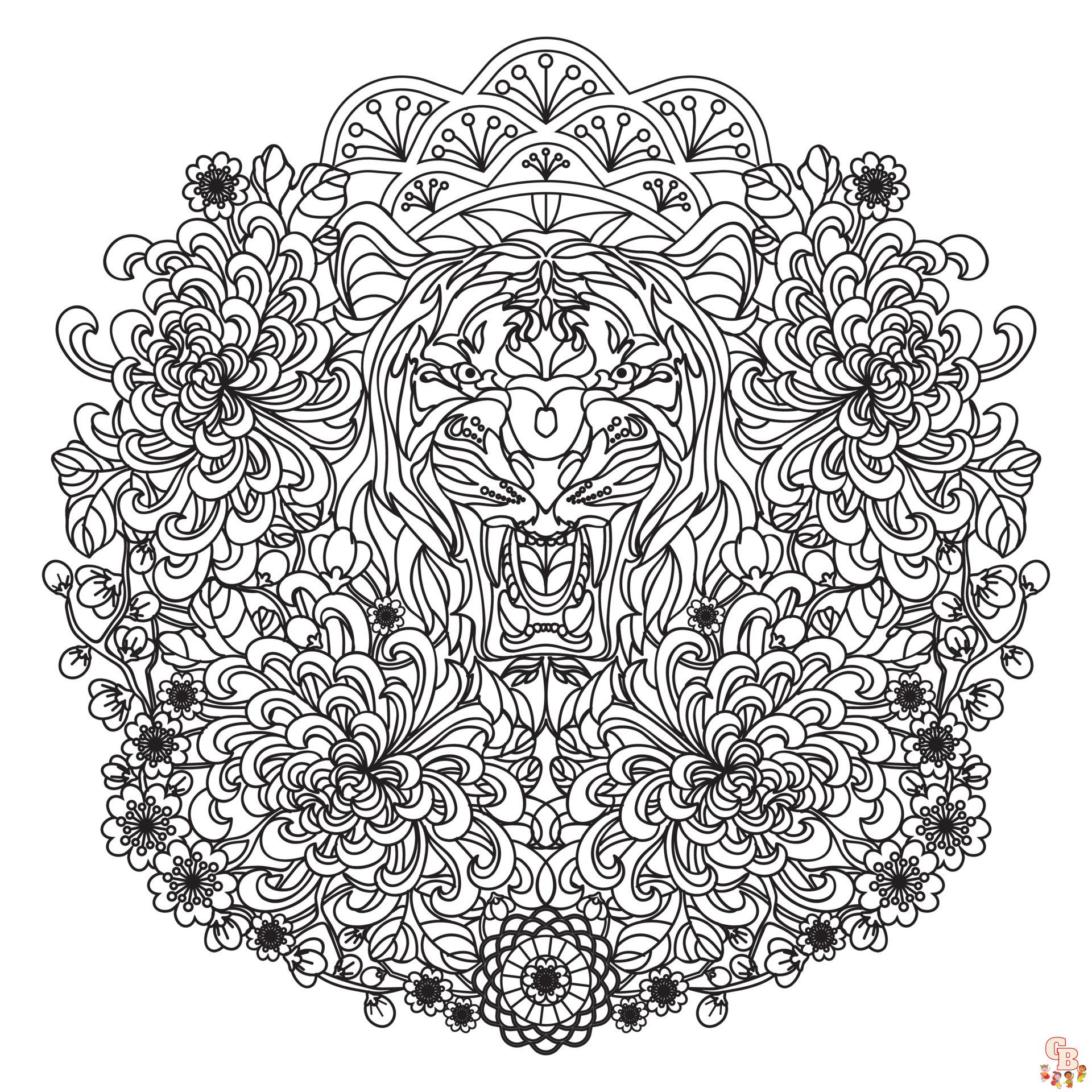 Coloriage gratuit pour enfants et adultes Animaux, Noël, Mandalas et Dessins animés