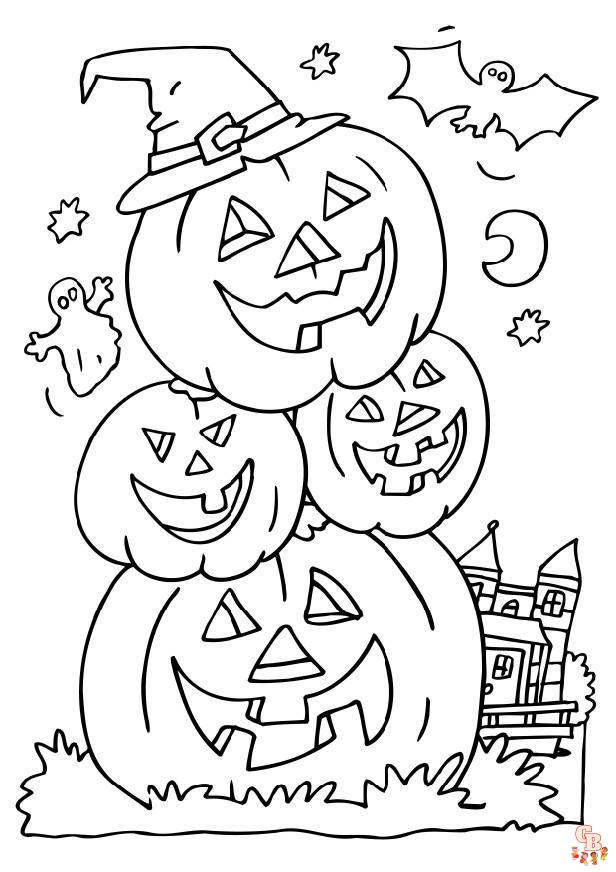 Coloriage Halloween Idées effrayantes de coloriage pour enfants