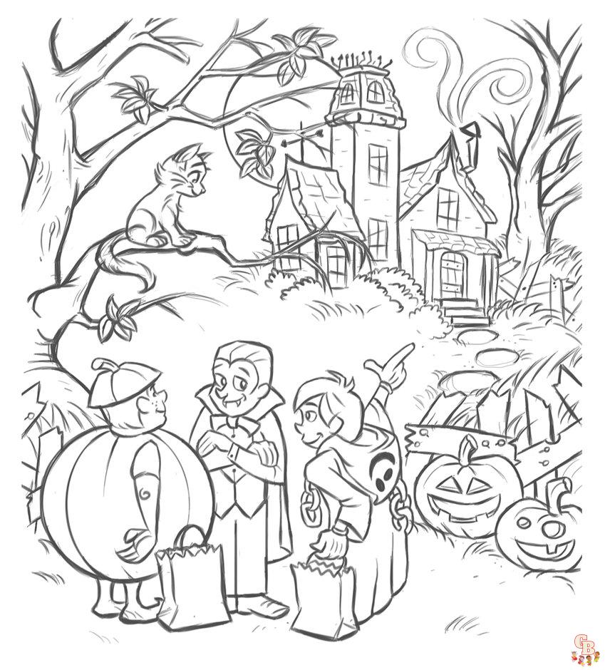 Coloriage Halloween Idées effrayantes de coloriage pour enfants