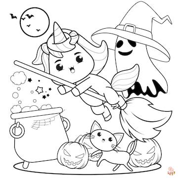 Coloriage Halloween Idées effrayantes de coloriage pour enfants