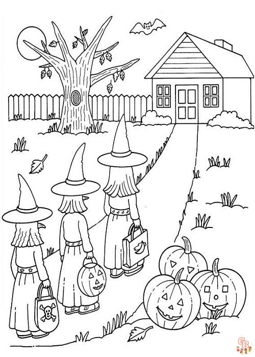 Coloriage Halloween Idées effrayantes de coloriage pour enfants