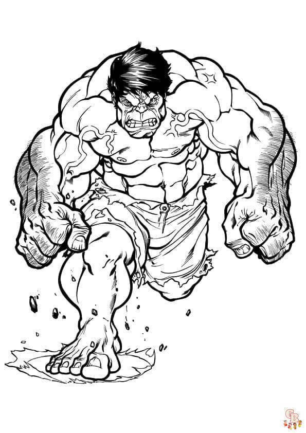 Coloriage Hulk Les avantages pour les enfants et les meilleurs dessins à colorier