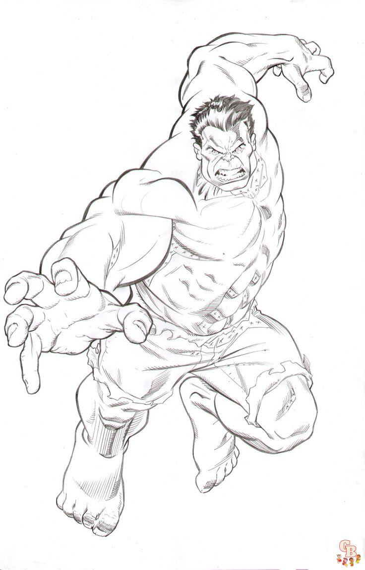 Coloriage Hulk Les avantages pour les enfants et les meilleurs dessins à colorier