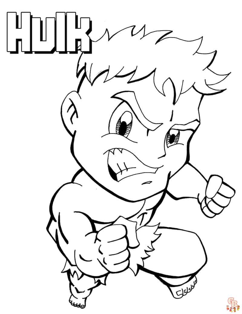 Coloriage Hulk Les avantages pour les enfants et les meilleurs dessins à colorier