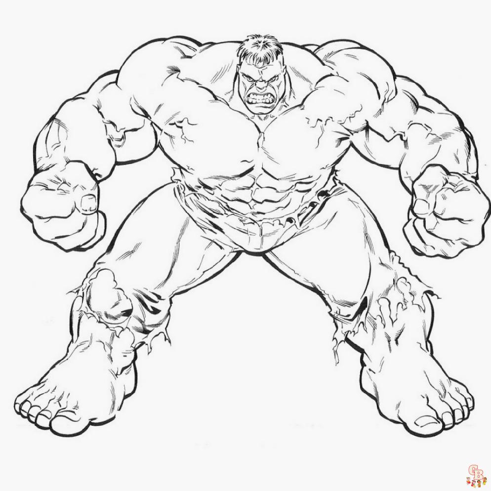 Coloriage Hulk Les avantages pour les enfants et les meilleurs dessins à colorier