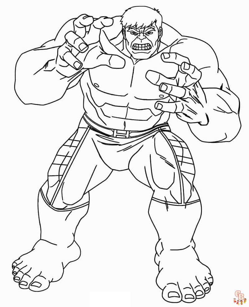 Coloriage Hulk Les avantages pour les enfants et les meilleurs dessins à colorier