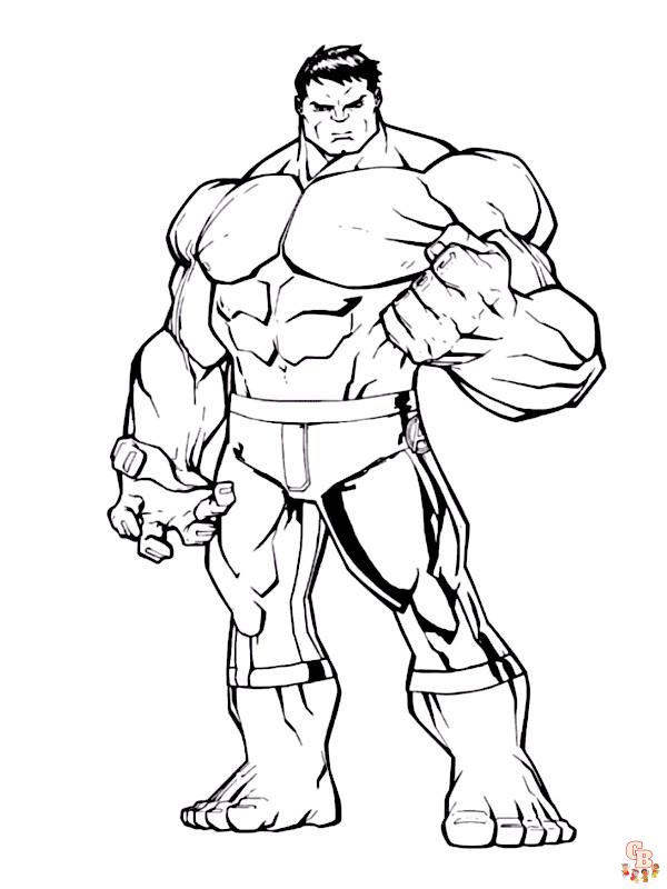 Coloriage Hulk Les avantages pour les enfants et les meilleurs dessins à colorier