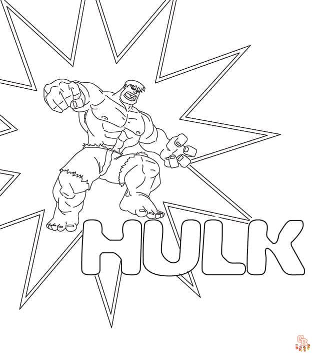 Coloriage Hulk Les avantages pour les enfants et les meilleurs dessins à colorier