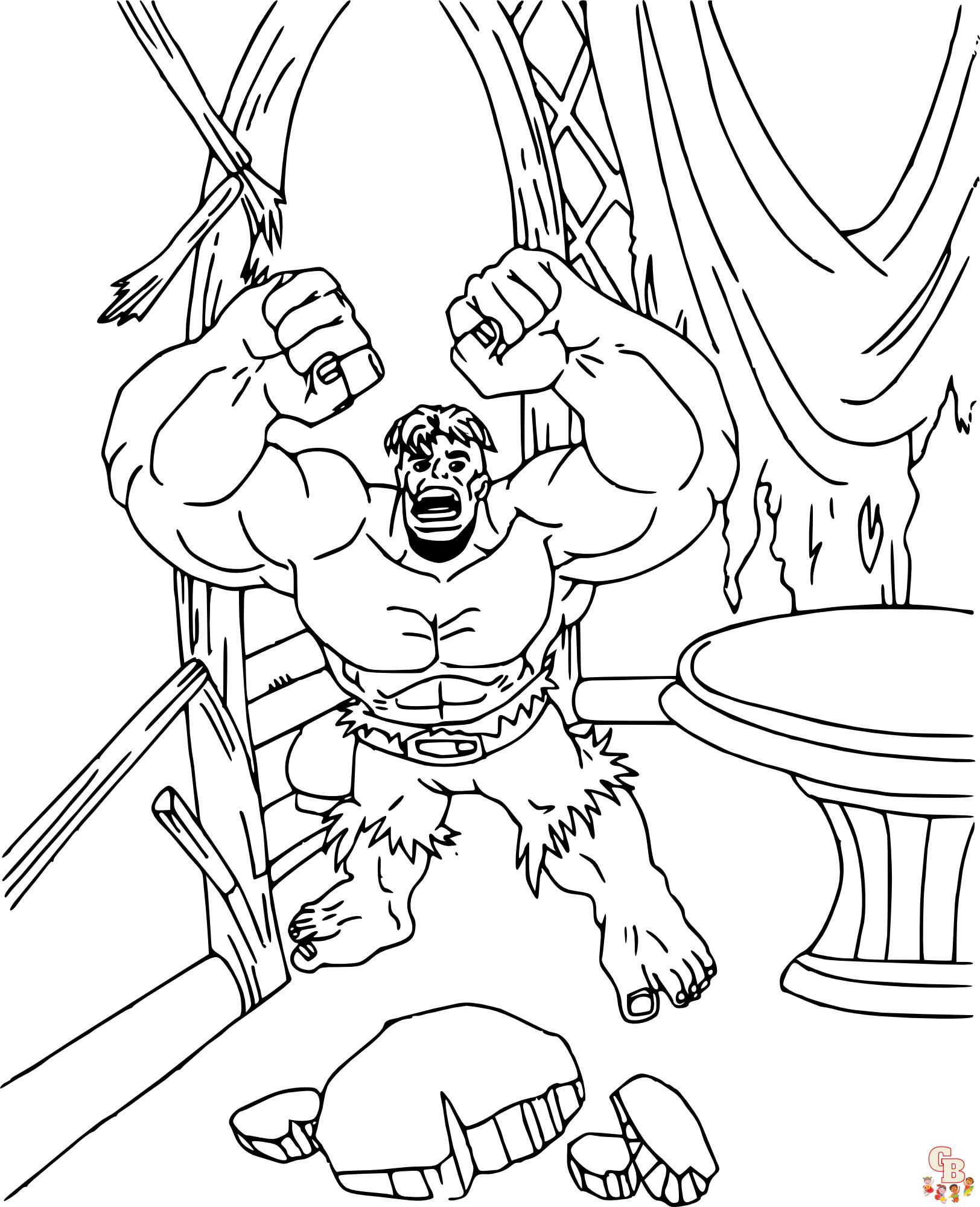 Coloriage Hulk Les avantages pour les enfants et les meilleurs dessins à colorier