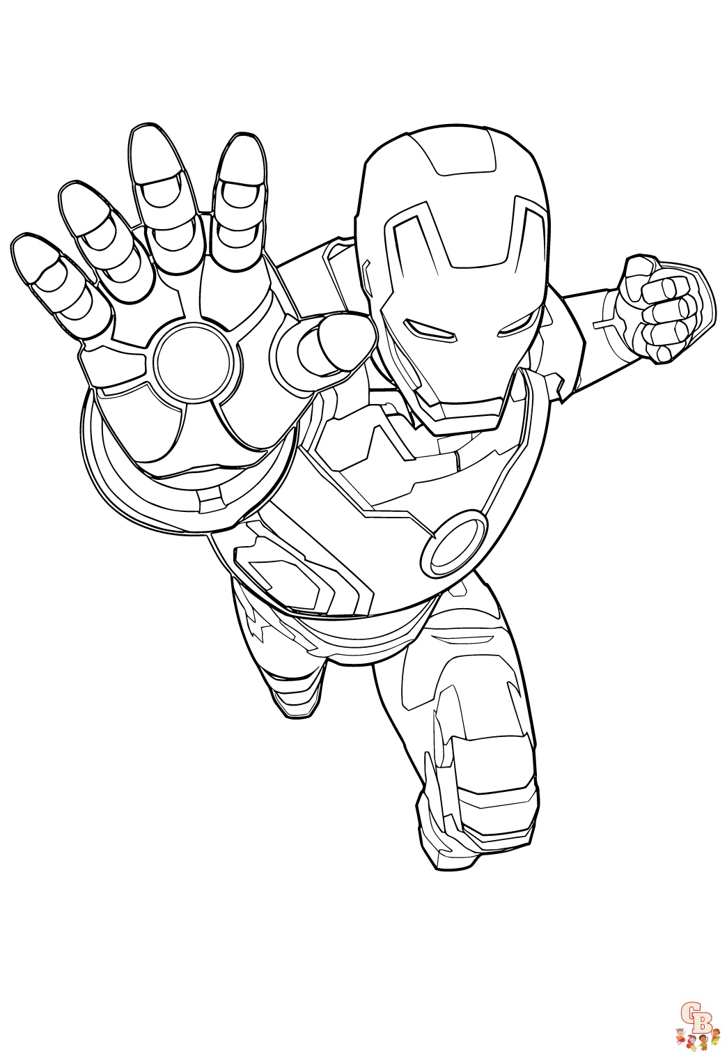 Coloriage Iron Man Les dessins à colorier les plus populaires en ligne