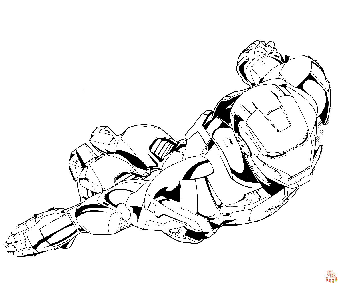 Coloriage Iron Man Les dessins à colorier les plus populaires en ligne