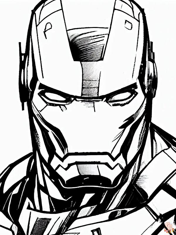 Coloriage Iron Man Les dessins à colorier les plus populaires en ligne