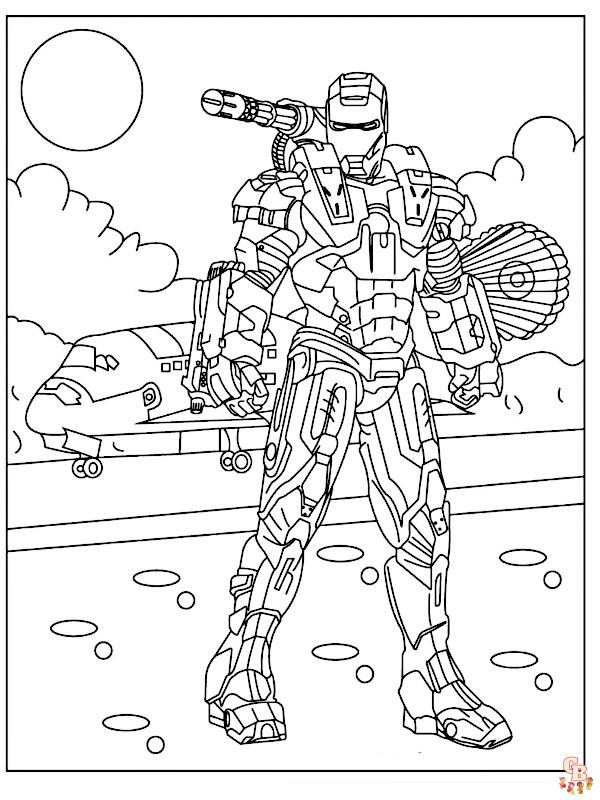 Coloriage Iron Man Les dessins à colorier les plus populaires en ligne