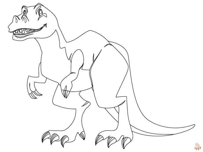 Coloriage Jurassic World T-Rex, Raptors, Mosasaure et plus