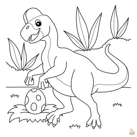 Coloriage Jurassic World T-Rex, Raptors, Mosasaure et plus