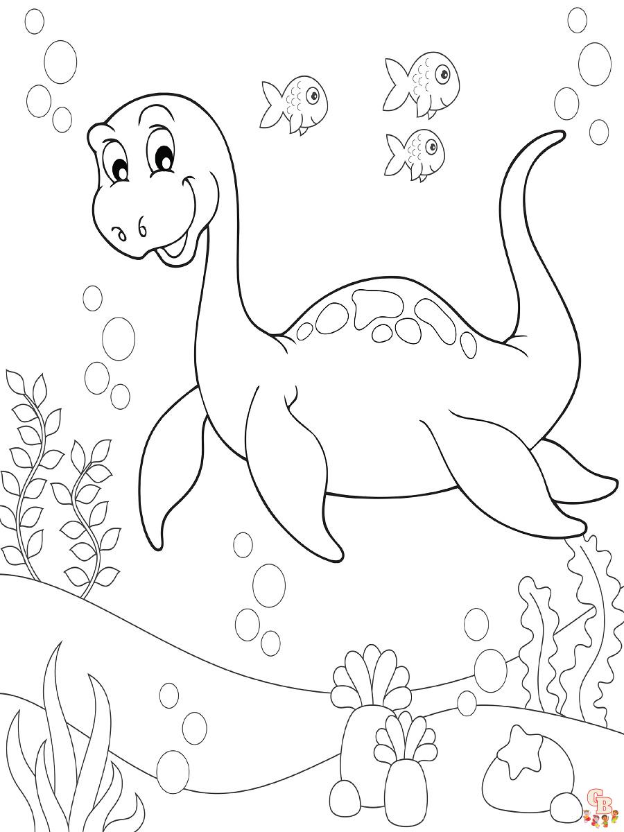 Coloriage Jurassic World T-Rex, Raptors, Mosasaure et plus