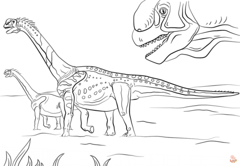 Coloriage Jurassic World T-Rex, Raptors, Mosasaure et plus