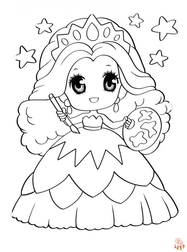 Coloriage Kawaii Modèles Mignons pour Enfants et Adultes