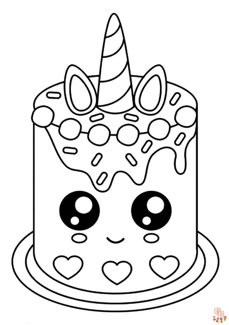 Coloriage Kawaii Modèles Mignons pour Enfants et Adultes