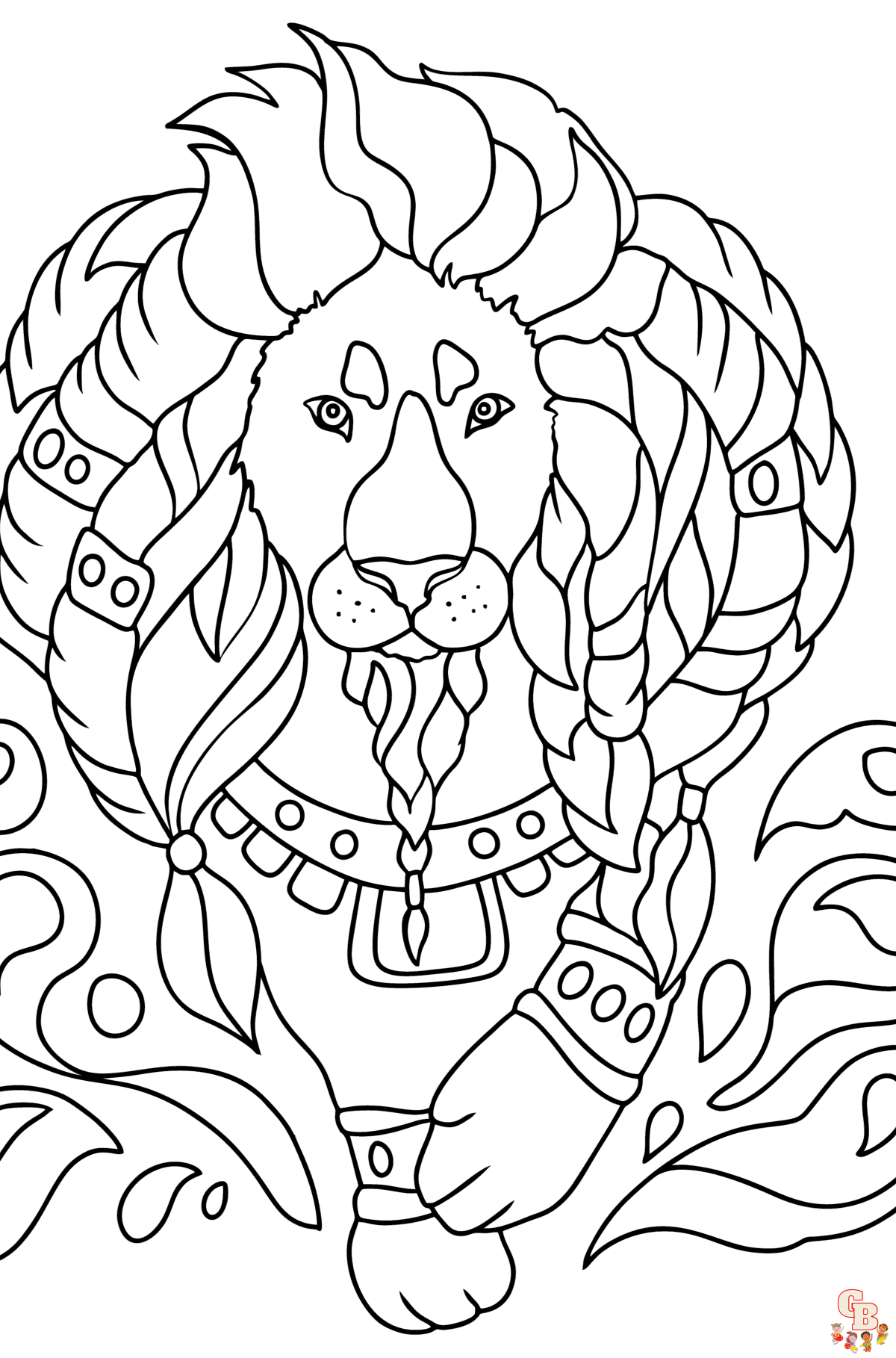 Coloriage Lion Modèles pour Enfants, Adultes et Activités Scolaires