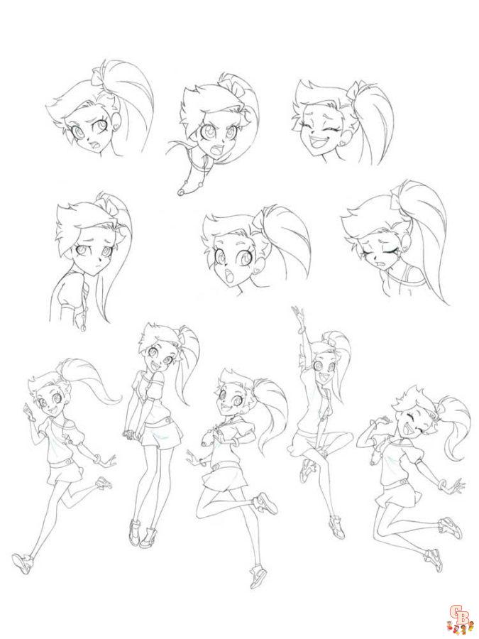 Coloriage Lolirock Comment colorier les personnages de Lolirock ?