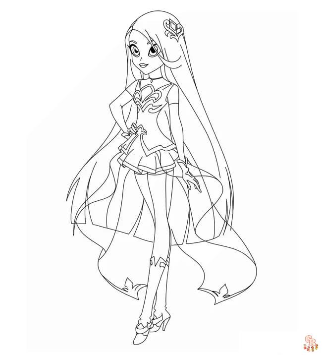 Coloriage Lolirock Comment colorier les personnages de Lolirock ?