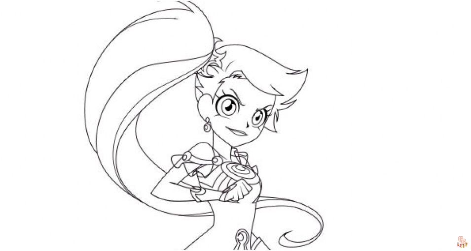 Coloriage Lolirock Comment colorier les personnages de Lolirock ?