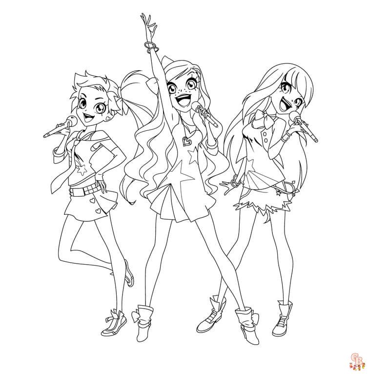 Coloriage Lolirock Comment colorier les personnages de Lolirock ?