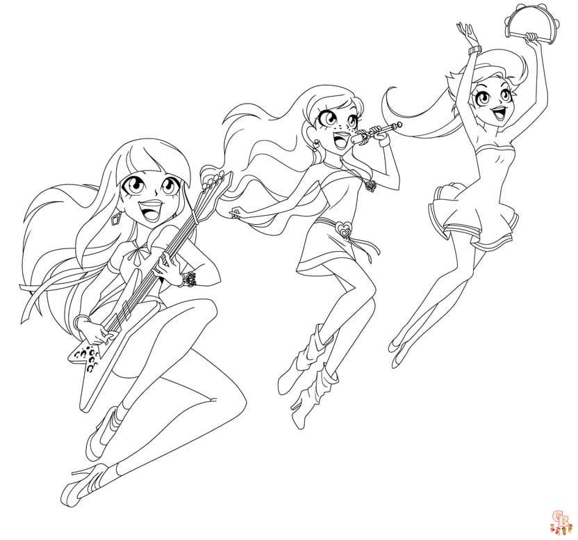 Coloriage Lolirock Comment colorier les personnages de Lolirock ?