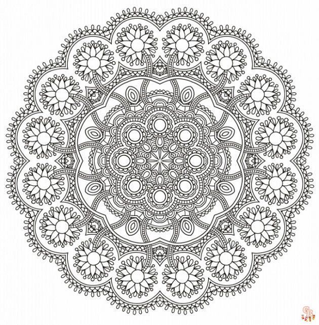 Coloriage Mandala Détendez-vous et libérez votre créativité