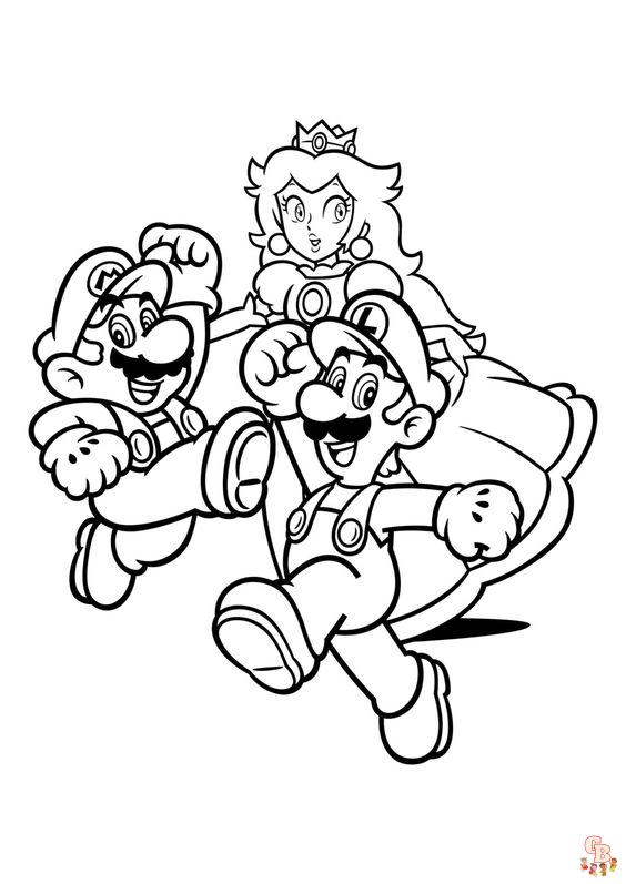 Coloriage Mario Les meilleurs dessins à imprimer